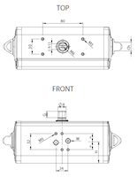 Stand-Alone-Actuators---PSD-Dimensions
